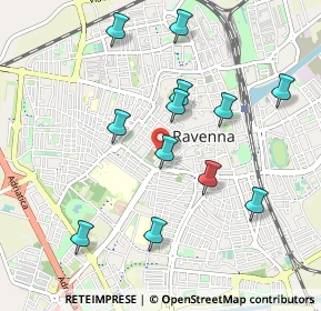 Mappa Via Nino Bixio, 48124 Ravenna RA, Italia (0.98583)