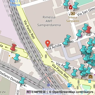 Mappa Via Achille Stennio, 16151 Genova GE, Italia (0.11379)