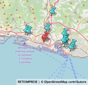 Mappa Via Achille Stennio, 16151 Genova GE, Italia (3.46636)