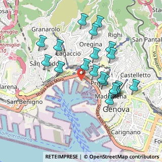 Mappa Via Paolo Imperiale, 16126 Genova GE, Italia (0.9205)