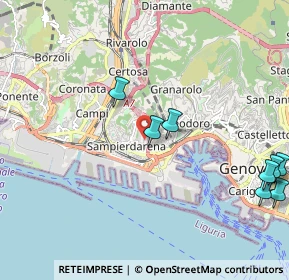 Mappa Via Bartolomeo Carrea, 16149 Genova GE, Italia (3.17636)