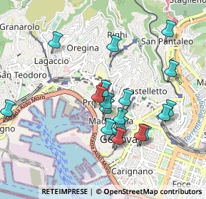 Mappa Via di Vallechiara, 16125 Genova GE, Italia (0.9115)