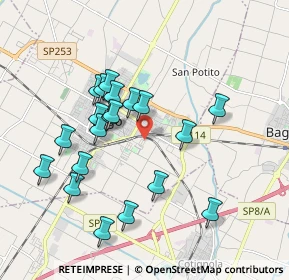 Mappa Via Livenza, 48022 Lugo RA, Italia (1.805)