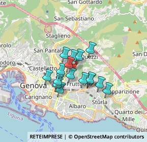 Mappa Salita dell'Orso, 16144 Genova GE, Italia (1.13188)