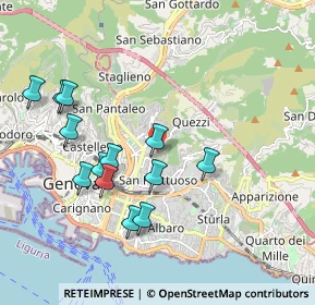 Mappa Salita dell'Orso, 16144 Genova GE, Italia (1.95846)