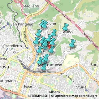 Mappa Salita dell'Orso, 16144 Genova GE, Italia (0.6175)