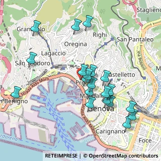 Mappa Piazza Inferiore del Roso, 16126 Genova GE, Italia (0.9955)