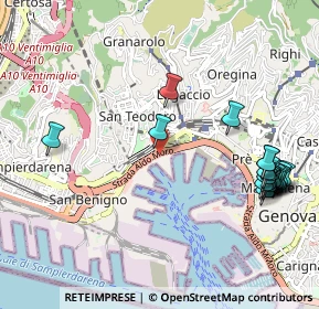 Mappa Strada Statale, 16126 Genova GE, Italia (1.2735)
