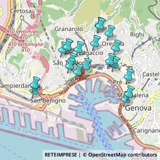 Mappa SS 1, 16126 Genova GE (0.933)