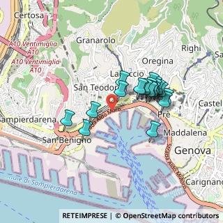 Mappa SS 1, 16126 Genova GE (0.734)