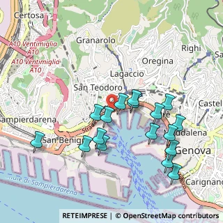Mappa SS 1, 16126 Genova GE (0.98471)