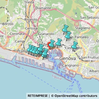 Mappa SS 1, 16126 Genova GE (1.31077)