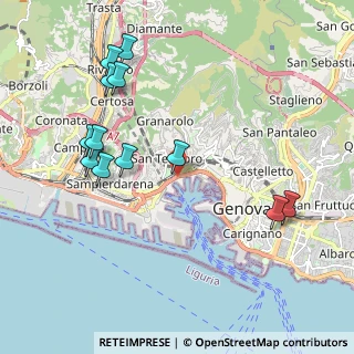 Mappa SS 1, 16126 Genova GE (2.24417)
