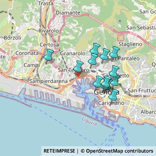 Mappa SS 1, 16126 Genova GE (1.57231)