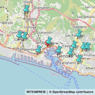 Mappa SS 1, 16126 Genova GE (2.37583)