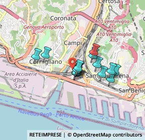 Mappa Via Paolo Mantovani, 16100 Genova GE, Italia (0.60733)