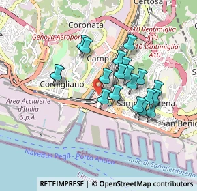 Mappa Via Paolo Mantovani, 16100 Genova GE, Italia (0.742)