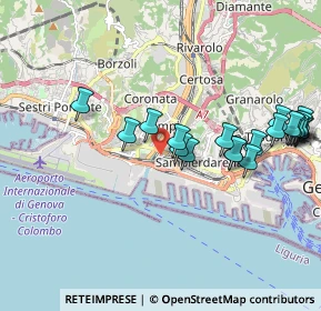 Mappa Via Paolo Mantovani, 16100 Genova GE, Italia (2.133)
