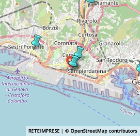 Mappa Via Paolo Mantovani, 16100 Genova GE, Italia (2.94636)