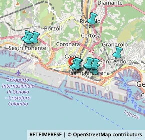 Mappa Via Paolo Mantovani, 16100 Genova GE, Italia (1.37154)