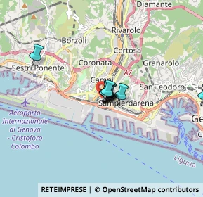 Mappa Via Paolo Mantovani, 16100 Genova GE, Italia (2.59947)