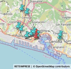 Mappa Via Rinaldo Rigola, 16149 Genova GE, Italia (1.45)
