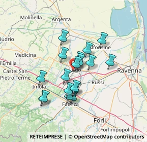 Mappa Via Piero Gobetti, 48022 Lugo RA, Italia (10.81444)