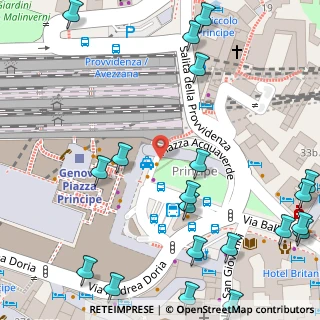 Mappa Genova Piazza Principe, 16134 Genova GE, Italia (0.08636)
