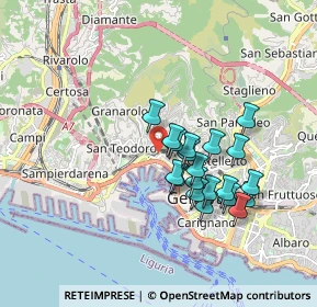 Mappa Genova Piazza Principe, 16134 Genova GE, Italia (1.5025)