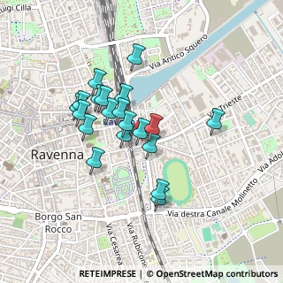 Mappa Via Gradenigo, 48122 Ravenna RA, Italia (0.37)