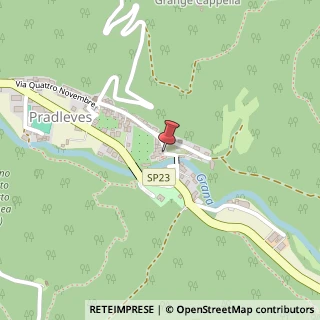 Mappa Via IV Novembre, 5, 12027 Pradleves, Cuneo (Piemonte)