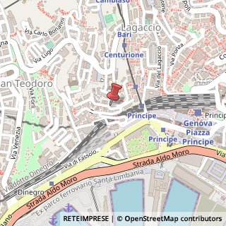 Mappa Via Doria Pagano, 52, 16126 Genova, Genova (Liguria)