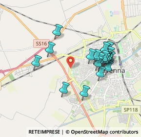 Mappa Via Romolo Murri, 48124 Ravenna RA, Italia (1.766)