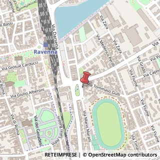 Mappa Circonvallazione Piazza D'Armi, 74, 48122 Ravenna, Ravenna (Emilia Romagna)