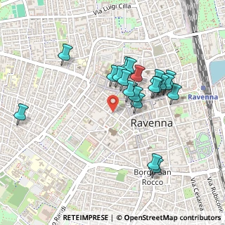 Mappa Piazza John Fitzgerald Kennedy, 48121 Ravenna RA, Italia (0.4345)