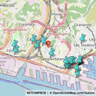 Mappa 16151 Genova GE, Italia (1.2955)