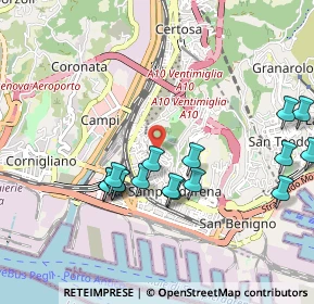 Mappa 16151 Genova GE, Italia (1.03063)