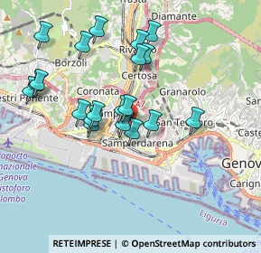 Mappa 16151 Genova GE, Italia (1.779)