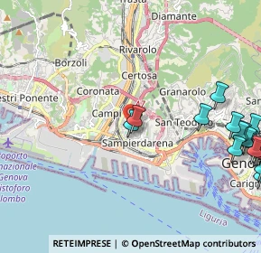 Mappa 16151 Genova GE, Italia (3.05875)
