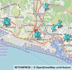 Mappa 16151 Genova GE, Italia (2.71462)