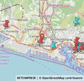Mappa 16151 Genova GE, Italia (3.41833)