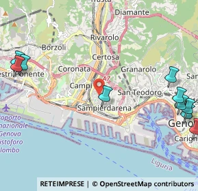 Mappa 16151 Genova GE, Italia (3.49643)