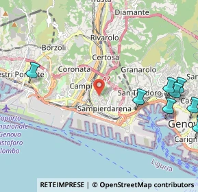 Mappa 16151 Genova GE, Italia (3.44417)