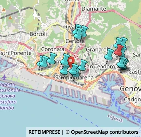 Mappa 16151 Genova GE, Italia (1.8275)