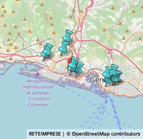 Mappa 16151 Genova GE, Italia (2.96667)