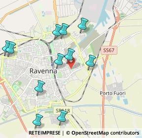 Mappa Via Lissa, 48122 Ravenna RA, Italia (2.23091)