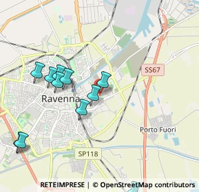 Mappa Via Lissa, 48122 Ravenna RA, Italia (2.18636)