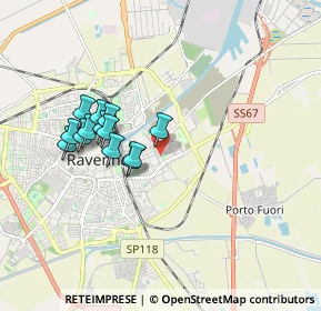 Mappa Via Lissa, 48122 Ravenna RA, Italia (1.57)