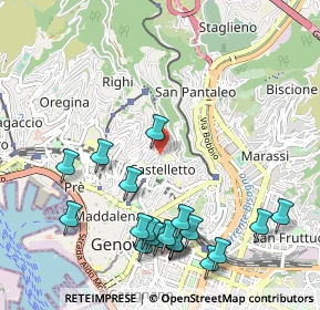 Mappa Via Federico Delpino, 16122 Genova GE, Italia (1.238)