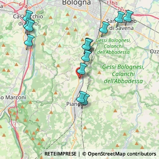 Mappa Via Serrabella, 40065 Pianoro BO, Italia (4.765)